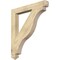 Ekena Millwork Funston Arts & Crafts Rough Sawn Bracket, Douglas Fir, 4"W x 34"D x 38"H BKT04X34X38FST03RDF - alternate 1